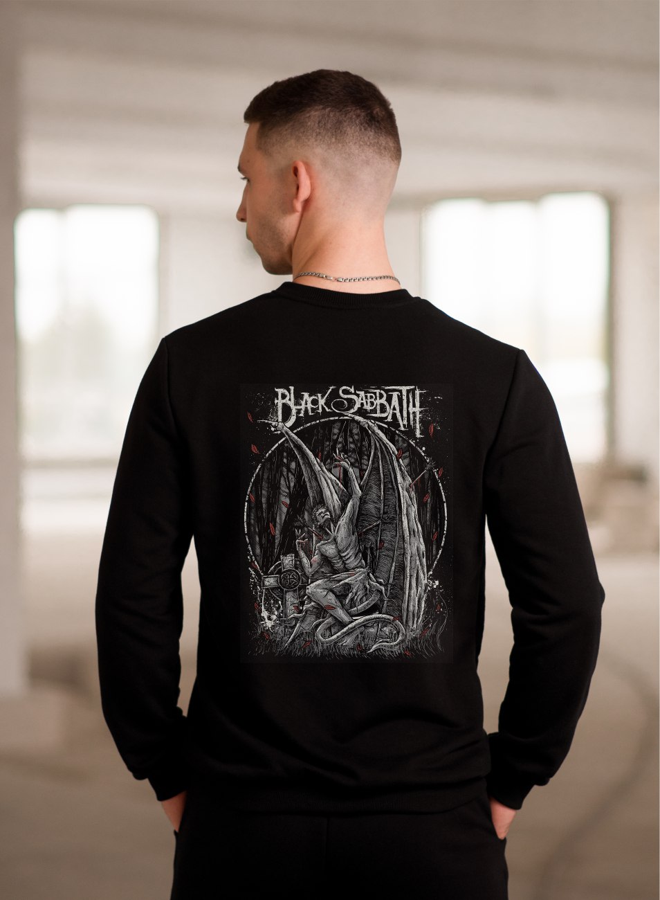 Світшот тринитка футер Black Sabbath 2 S - XL